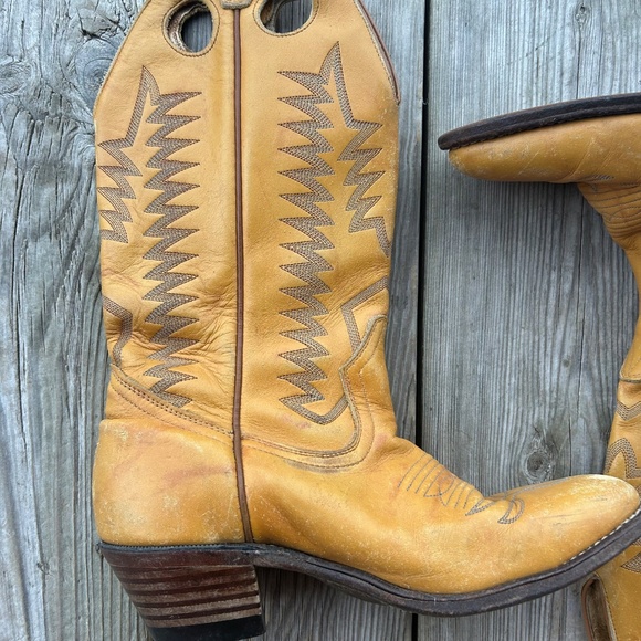 Western Cowboy Boulet Boots Made in Canada Women’s 7 - Picture 2 of 16